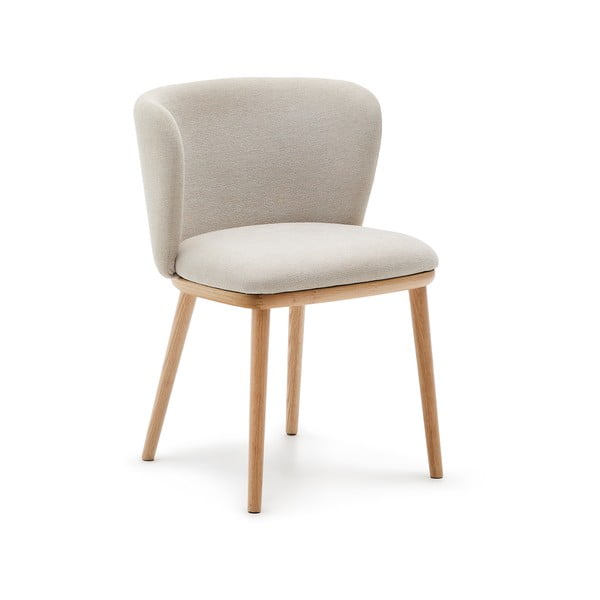 Béžové čalouněné jídelní křeslo Ciselia – Kave Home