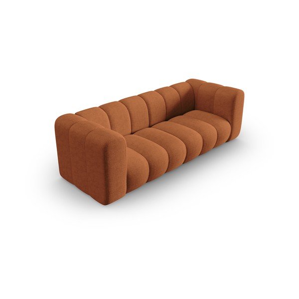 Pohovka v měděné barvě 228 cm Lupine – Micadoni Home-image-3