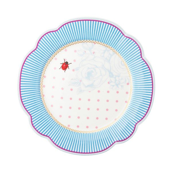 Porcelánový talíř  Stripie od Lisbeth Dahl, 19 cm, 4 ks-image-1