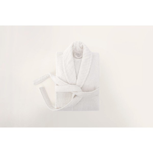 Bílý bavlněný župan velikost L/XL - Foutastic