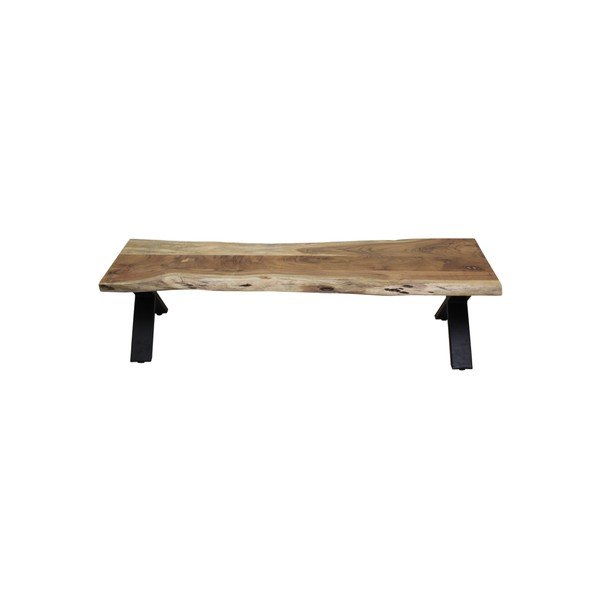 Lavice z neopracovaného akáciového dřeva HSM collection Soho, 160 cm