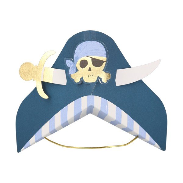 Papírové čepice v sadě 8 ks Pirate – Meri Meri-image-3