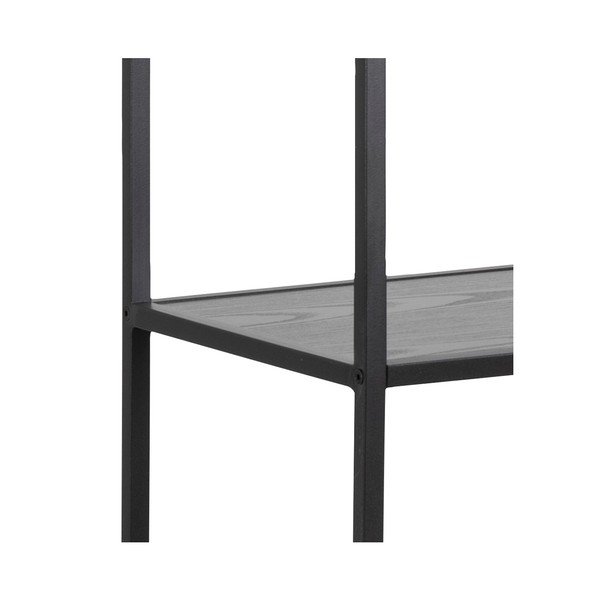 Černý regál 77x114 cm Seaford - Actona-image-2