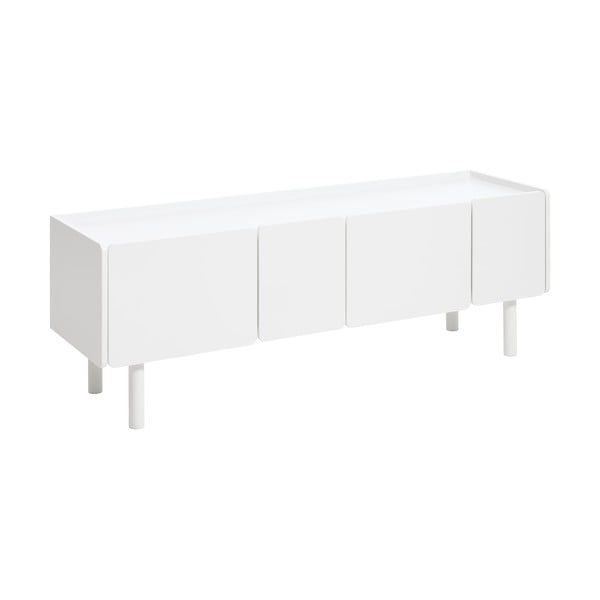 Bílý TV stolek 160x55x45 cm Bera – Unique Furniture-image-2