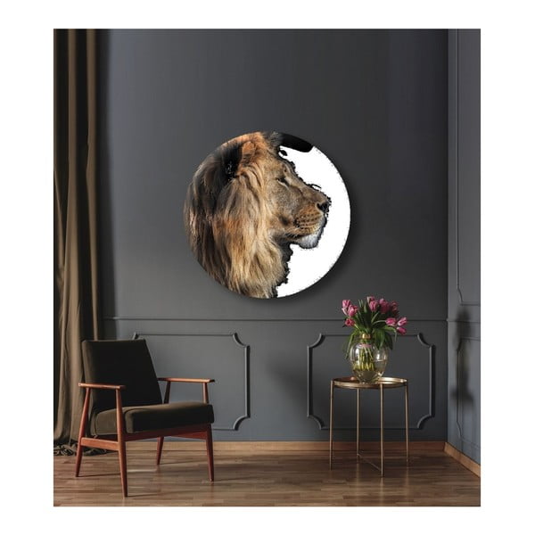 Nástěnná dekorace Styler Ring Lion, ø 70 cm-image-1