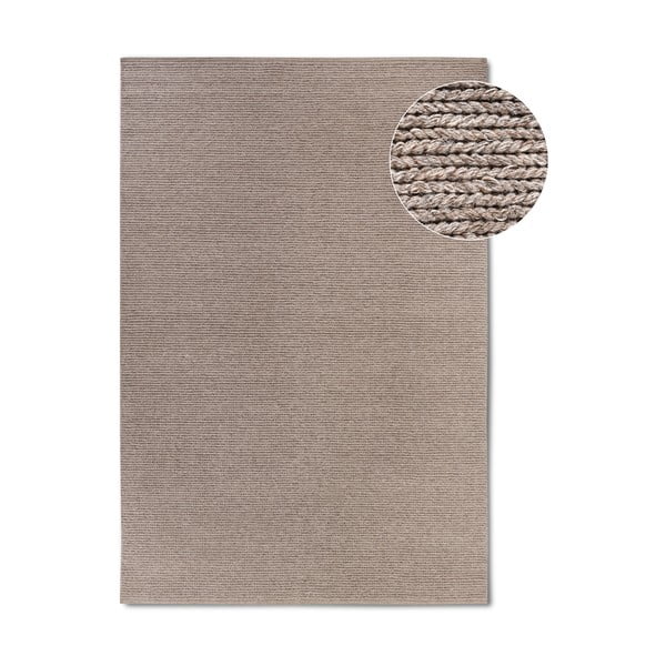 Světle hnědý ručně tkaný vlněný koberec 80x150 cm Francois – Villeroy&Boch