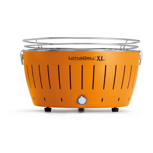 Oranžový bezkouřový gril LotusGrill XL