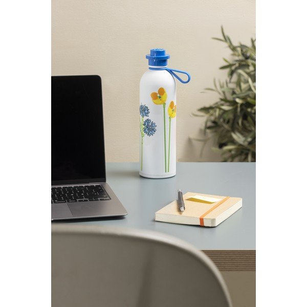 Bílá/modrá dětská termoska 560 ml Meadow Flowers – LEGO®-image-2