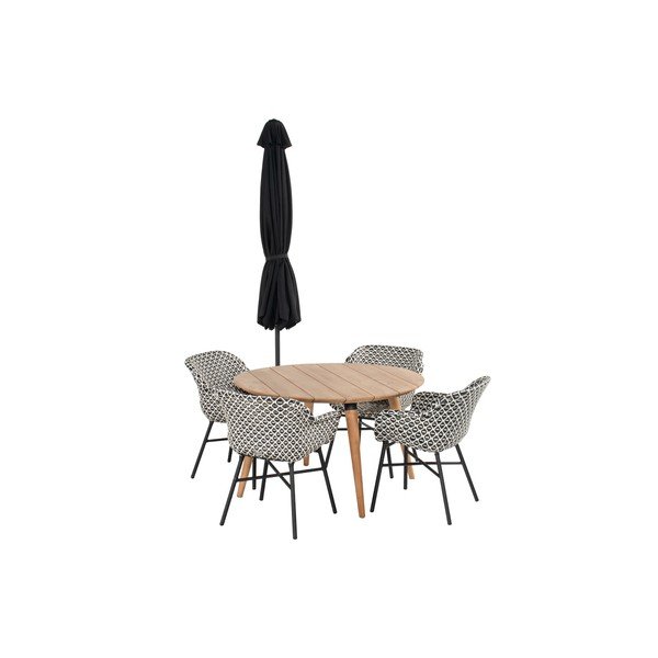Černý slunečník Hartman Sophie, ø 300 cm-image-3