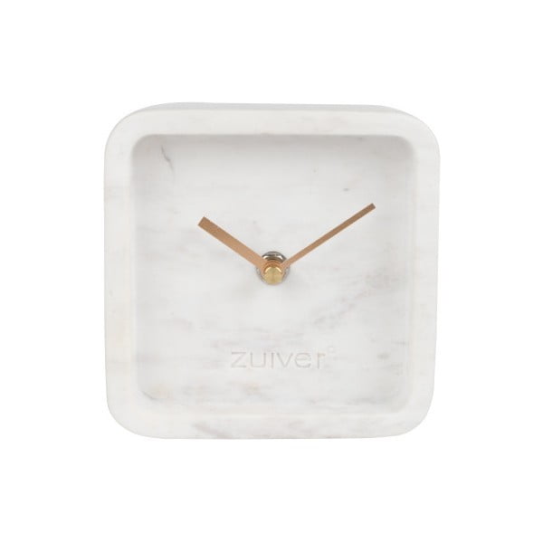 Bílé nástěnné mramorové hodiny Zuiver Luxury Time