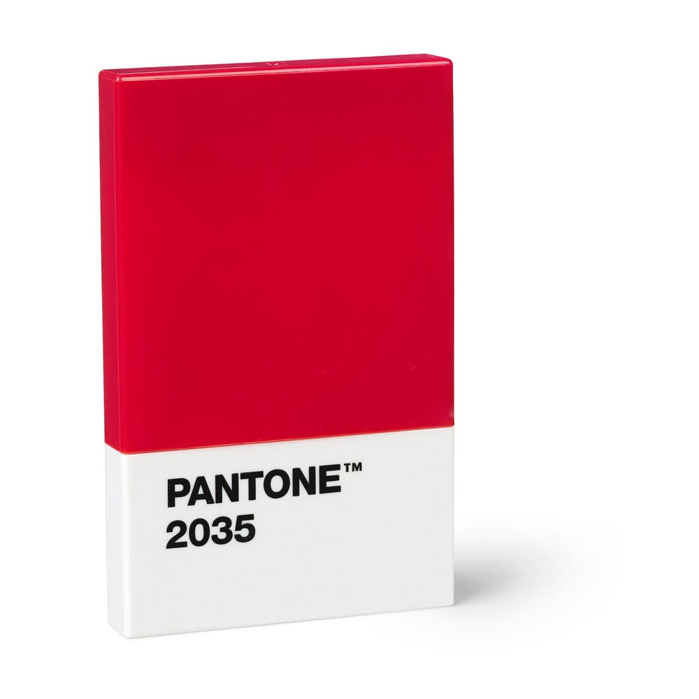 Červené pouzdro na vizitky Pantone