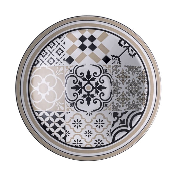 Kameninový hluboký servírovací talíř Brandani Alhambra II., ø 30 cm