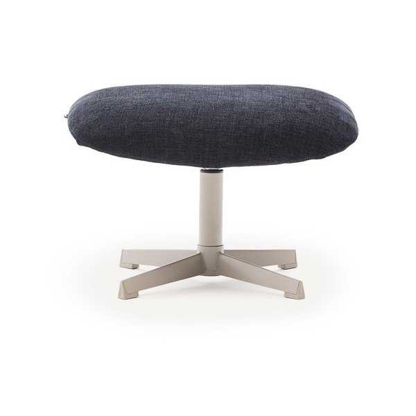 Tmavě modrá žinylková podnožka Teryl – Kave Home-image-2