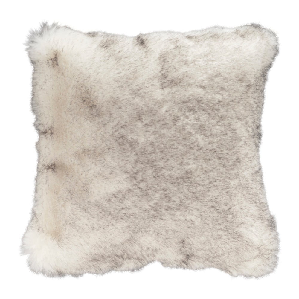 Hnědý polštář z umělé kožešiny Mint Rugs Soft, 43 x 43 cm