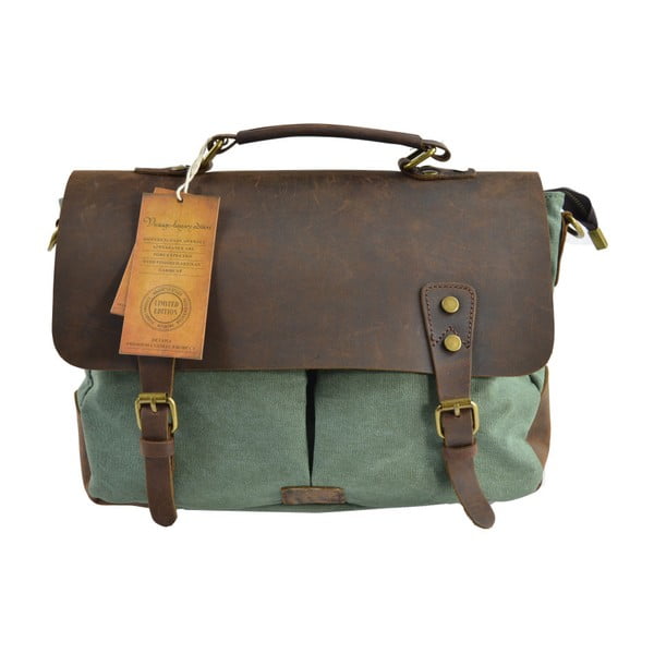 Zelená taška Briefcase