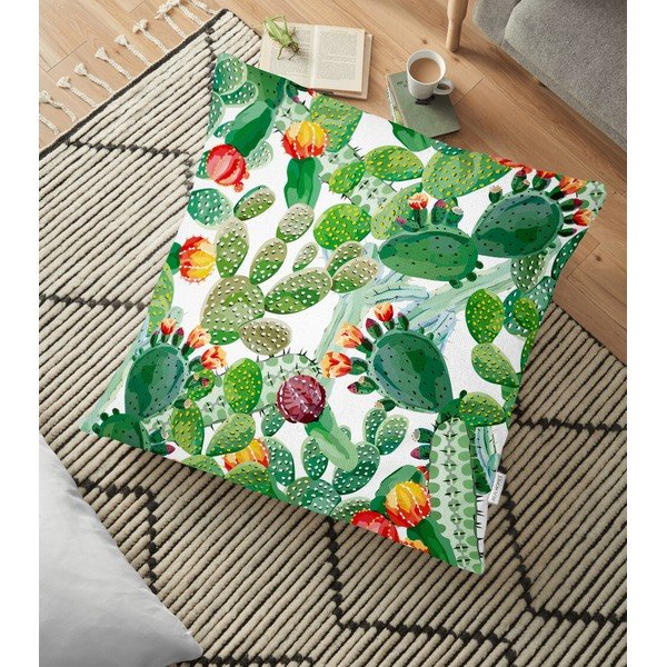 Povlak na polštář s příměsí bavlny Minimalist Cushion Covers Cactus, 70 x 70 cm