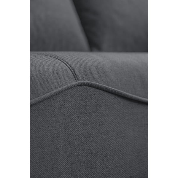 Tmavě šedá rozkládací rohová pohovka (do "U") Homely Tommy – Miuform-image-3