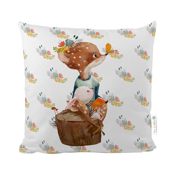 Povlak na polštář z bavlněného saténu Mr. Little Fox Rabbit, 50 x 50 cm