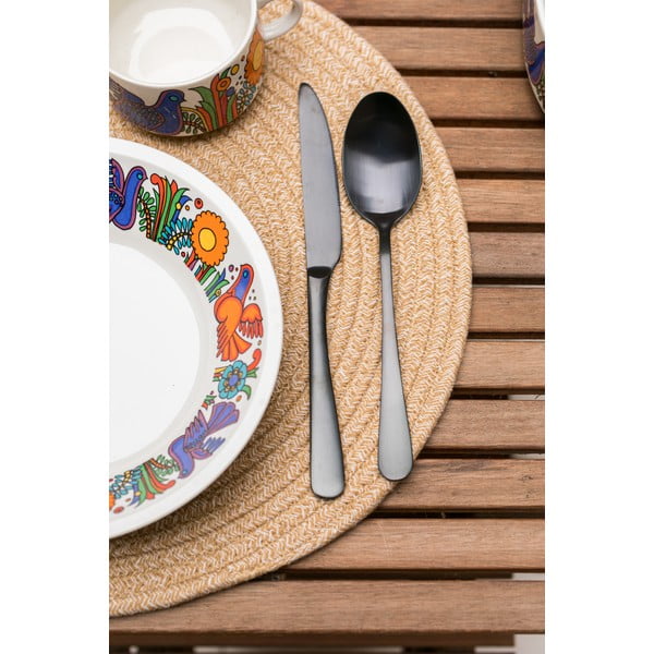 Přírodní prostírání s příměsí bavlny Tiseco Home Studio, ø 38 cm-image-2