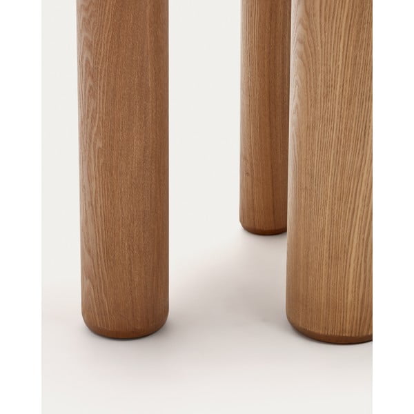 Jídelní stůl v dekoru jasanu 105x220 cm Mailen – Kave Home-image-4