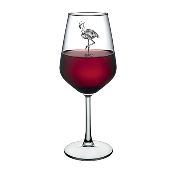 Sklenice na víno Vivas Flamingo, 345 ml
