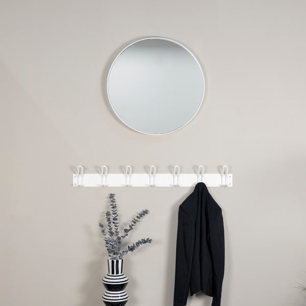 Bílý kovový nástěnný věšák 100 cm Miles – Spinder Design-image-2