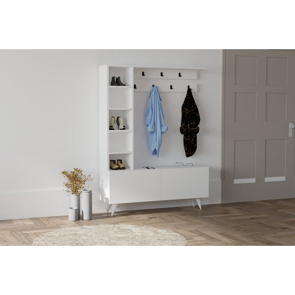 Bílá předsíňová sestava Bahar – Kalune Design-image-2