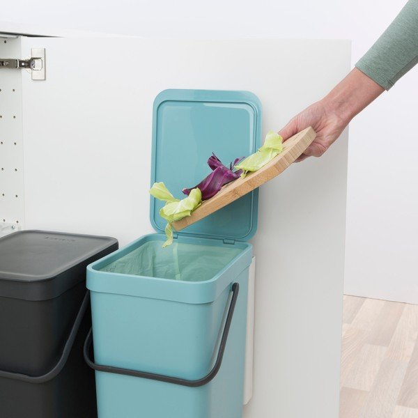 Sada 2 odpadkových košů Brabantia, 2x 16 l-image-1