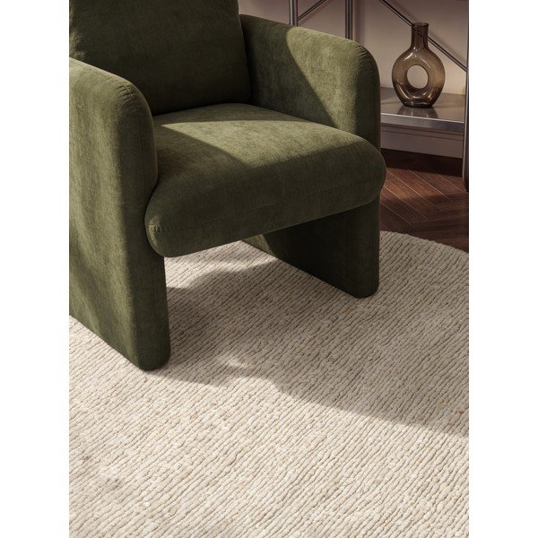Krémový ručně tkaný vlněný kulatý koberec ø 200 cm Bexley Woolwich – Ted Baker-image-3