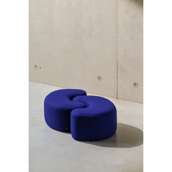 Modrý vlněný taburet Ü – noo.ma-image-2