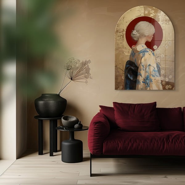 Skleněný obraz 70x100 cm Rukia – Styler-image-2