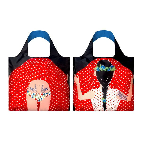 Skládací nákupní taška Flashing Girl by Cristina Caramida