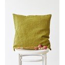 Lněný povlak na polštář 50x50 cm Moss Green – Linen Tales