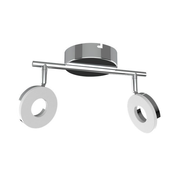 LED stropní svítidlo v leskle stříbrné barvě 27x16 cm Thema – Candellux Lighting-image-3