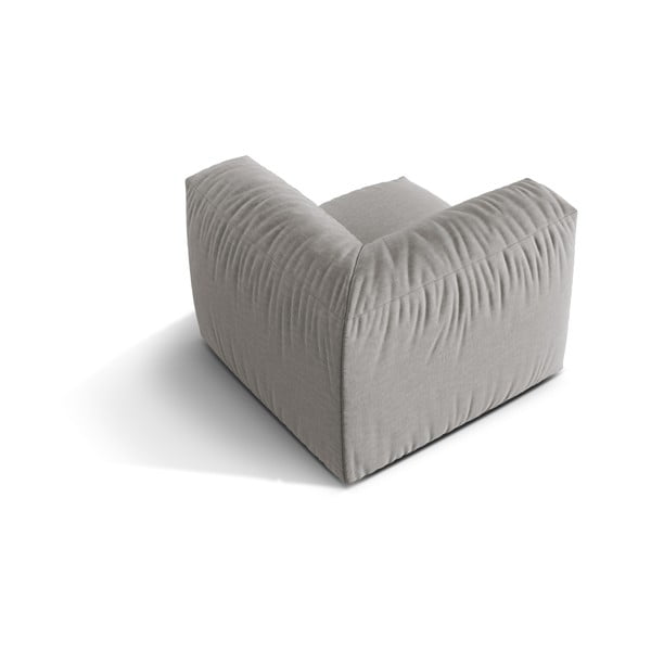 Světle šedý modul pohovky (variabilní roh) Martina – Micadoni Home-image-2
