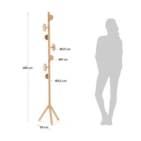 Věšák z březového dřeva Kave Home Nalini-image-4