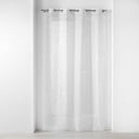 Bílá/ve stříbrné barvě voálová záclona 140x240 cm Floressia – douceur d'intérieur
