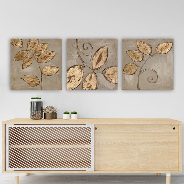 Obrazy v sadě 3 ks 30x30 cm – Wallity-image-1