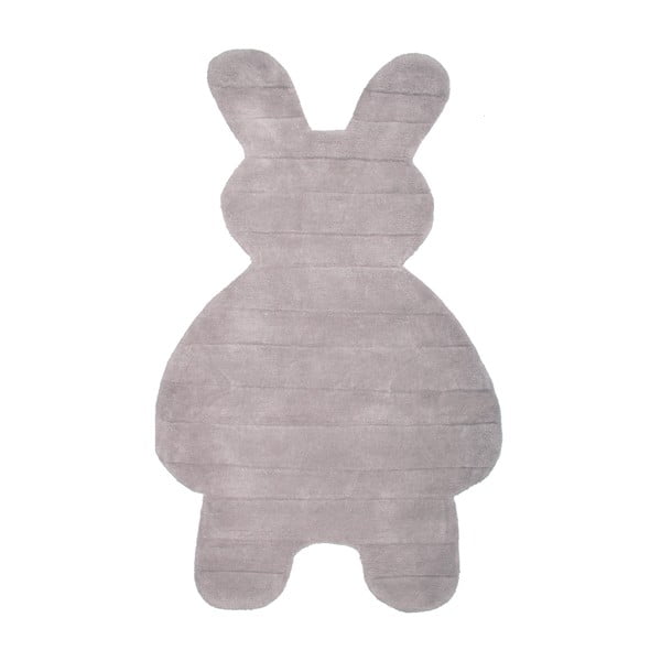 Dětský koberec Bunny Grey, 85x140 cm