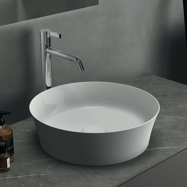 Bílé keramické kulaté umyvadlo ø 40 cm Ipalyss – Ideal Standard-image-4