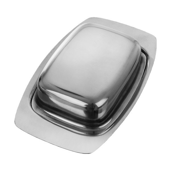 Máslenka z nerezové oceli ve stříbrné barvě – Orion-image-2