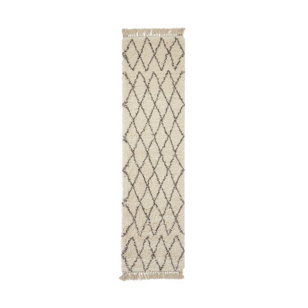 Krémový běhoun 60x230 cm Boho – Think Rugs