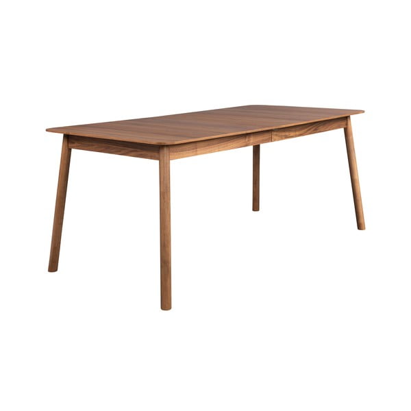 Rozkládací jídelní stůl s deskou v dekoru ořechového dřeva 90x180 cm Glimps – Zuiver-image-4