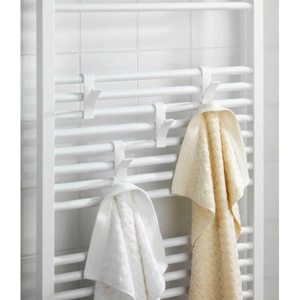 Bílé závěsné plastové háčky v sadě 2 ks – Wenko-image-3