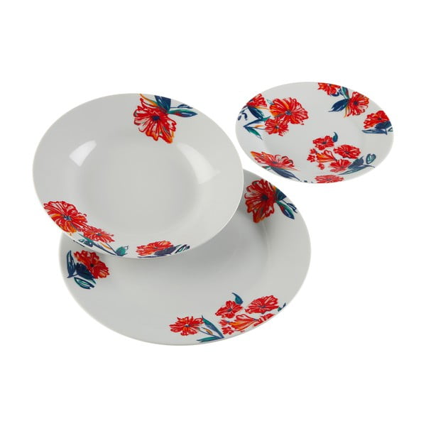 18dílná sada porcelánových talířů Versa Paradis