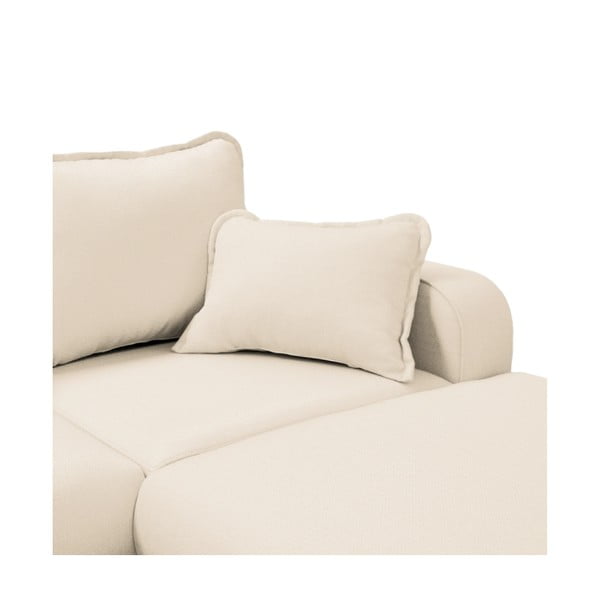 Krémová rohová pohovka (pravý roh) Beata – Ropez-image-1