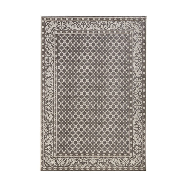 Šedo-krémový venkovní koberec NORTHRUGS Royal, 115 x 165 cm