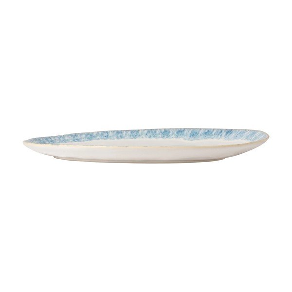 Bílo-modrý kameninový servírovací podnos Costa Nova Brisa, délka 41 cm-image-2