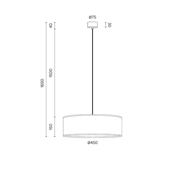 Závěsné svítidlo z ořechové dýhy Sotto Luce TSURI XL, ø 45 cm-image-2