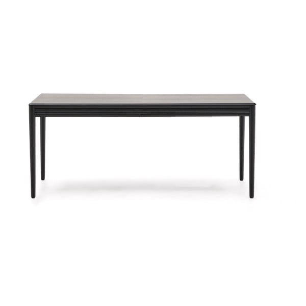 Rozkládací jídelní stůl s přídavnou deskou v dekoru dubu 90x160 cm Lenon – Kave Home-image-4